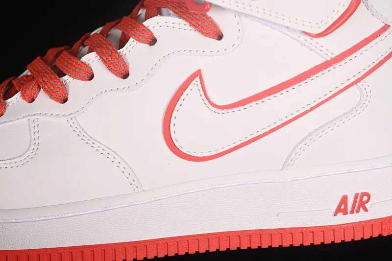 All Categories Nk Air Force 1 Air Force Series Nk Air Force 1 Mid Air Force Mid Nk Air Force 1'07 Mid Beige Red Starry Mid Top Air Force One Casual Sneakers WP5623-832
